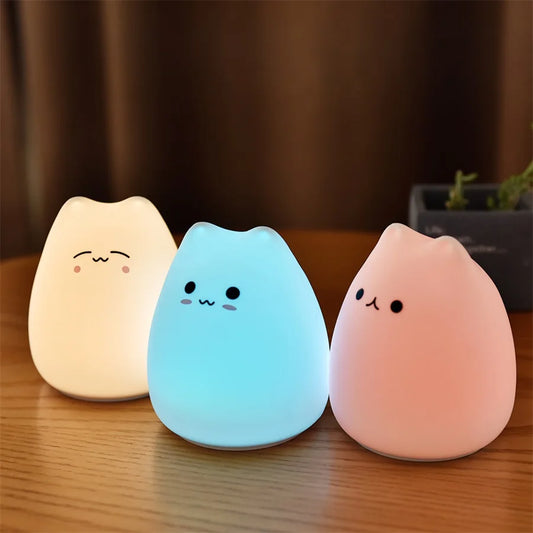 Cute Cat Night Light - Lumi'Mignon