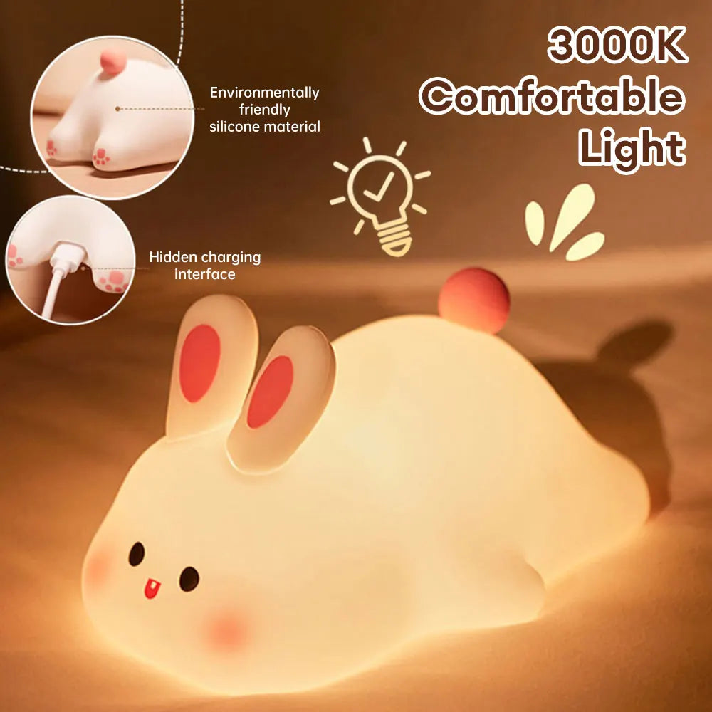 Big Face Rabbit Night Light - Lumi'Mignon