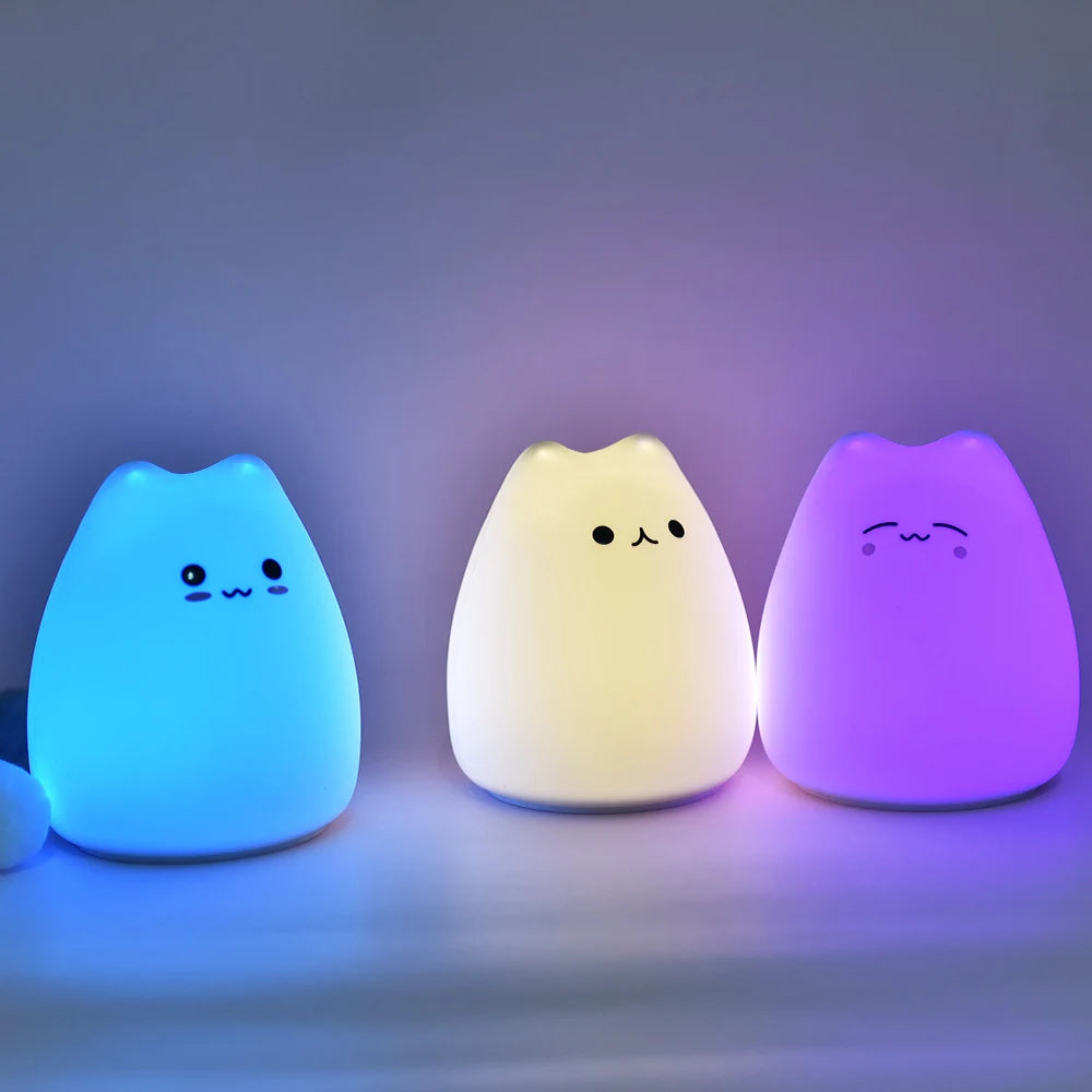 Cute Cat Night Light - Lumi'Mignon