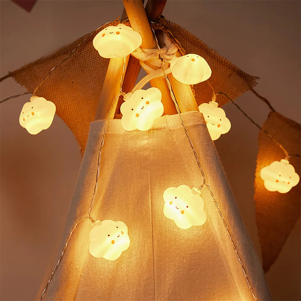 Cloud & Star LED String Light - Lumi'Mignon