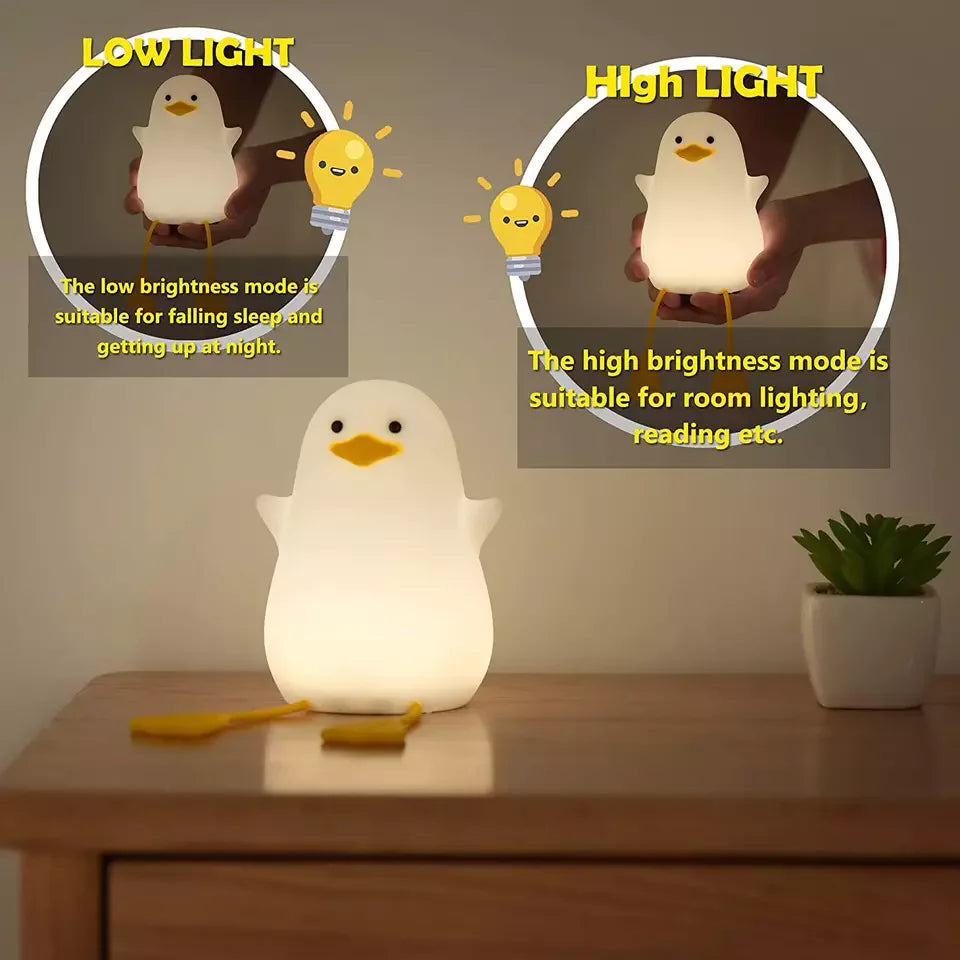 Creative Duck Silicone Night Light - Lumi'Mignon