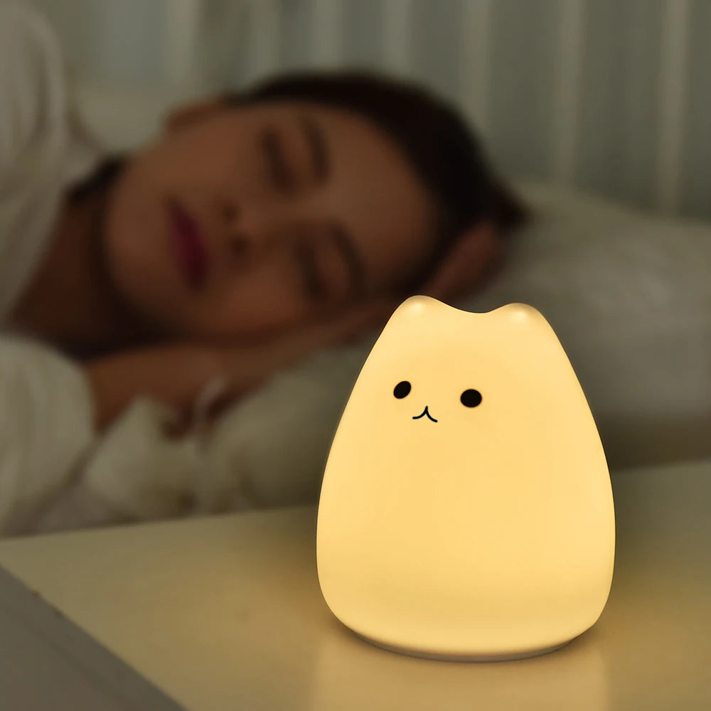 Cute Cat Night Light - Lumi'Mignon